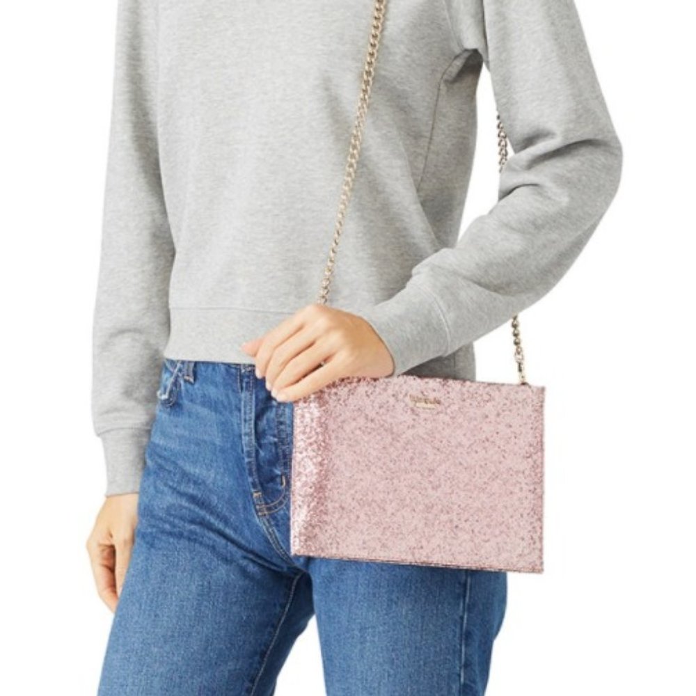 Kate Spade New York ♠️  Rose Glitterbug Bag